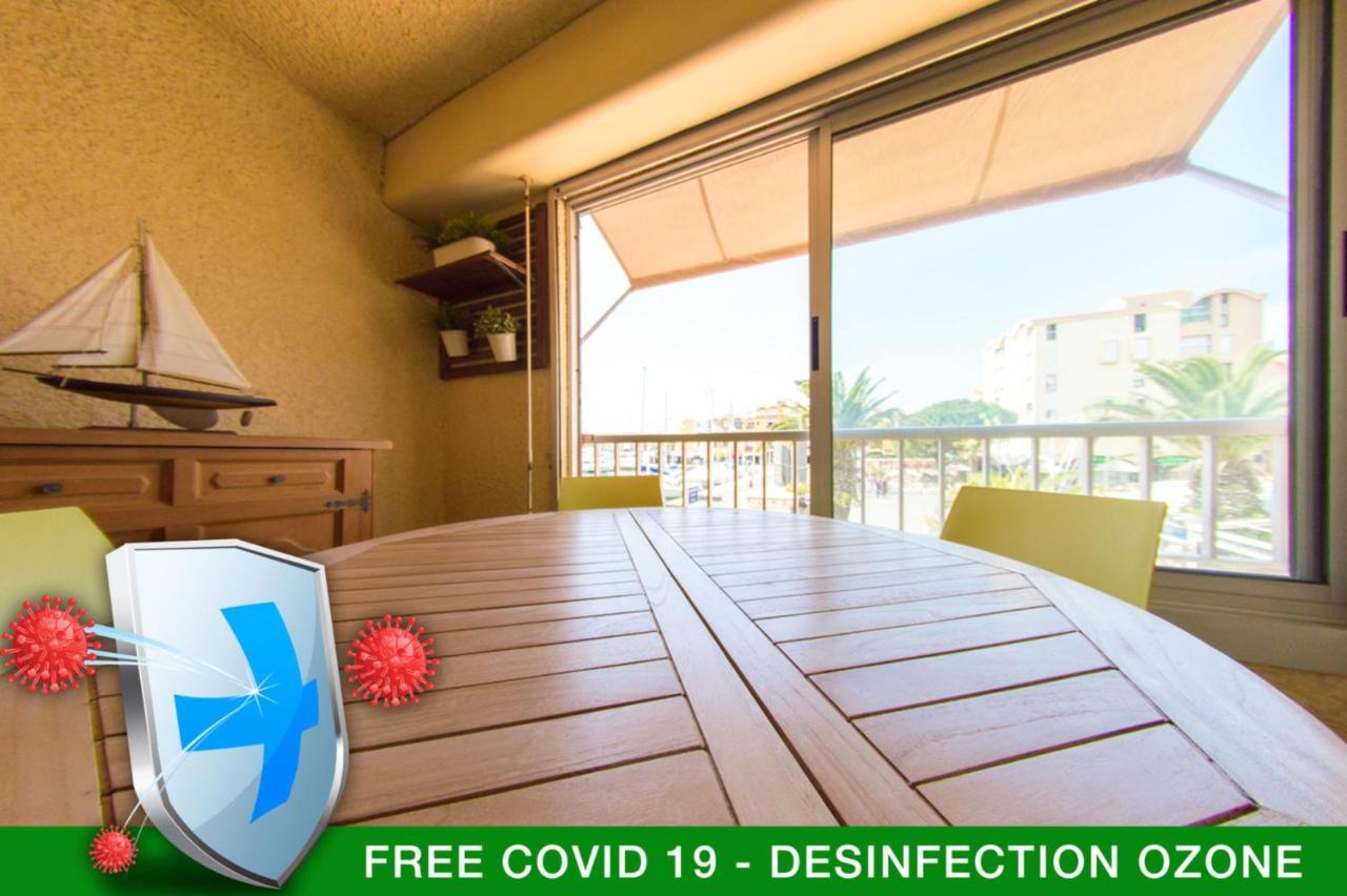 Retromirabeau "Cote Mer" - 29M2 - Lumineux - Terrasse Loggia - Vue Marina - Parking Securise - 2 A 3 Pers - Emplacement Top - Cheques Vacances Connect Gruissan Bagian luar foto