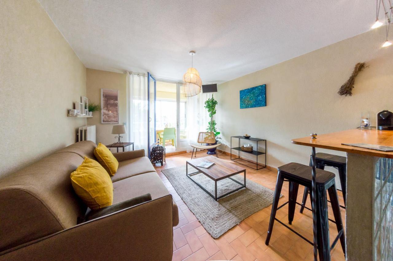 Retromirabeau "Cote Mer" - 29M2 - Lumineux - Terrasse Loggia - Vue Marina - Parking Securise - 2 A 3 Pers - Emplacement Top - Cheques Vacances Connect Gruissan Bagian luar foto