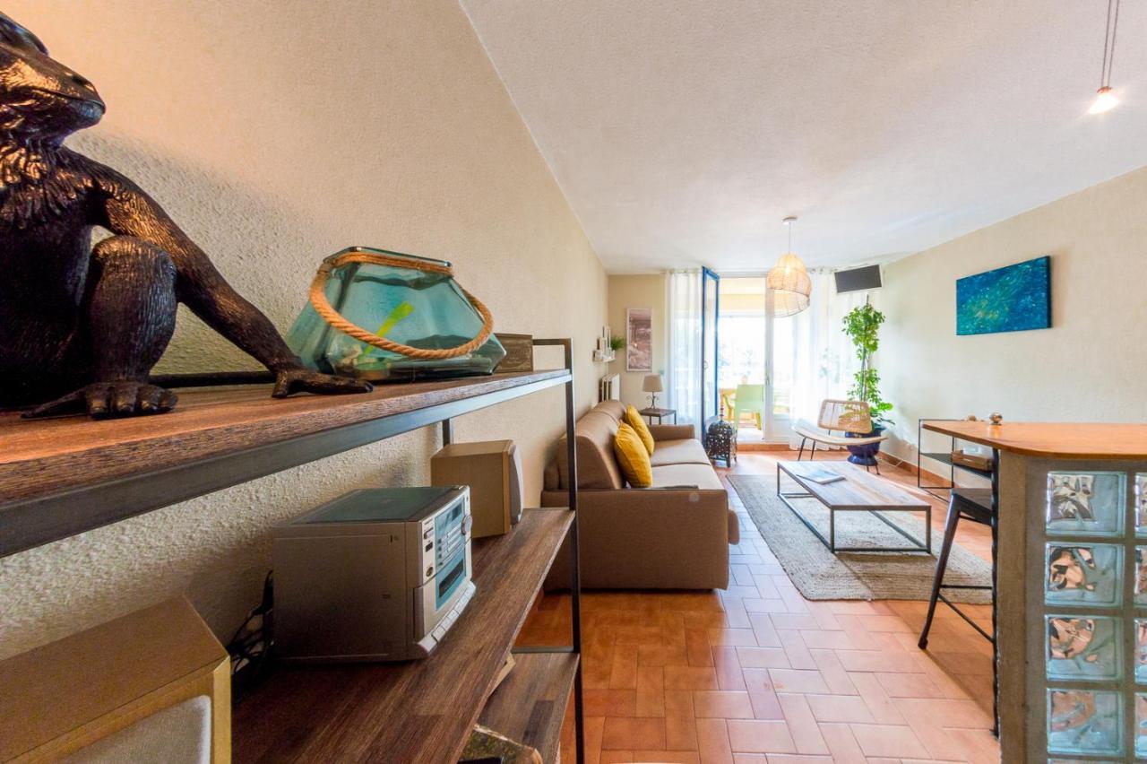 Retromirabeau "Cote Mer" - 29M2 - Lumineux - Terrasse Loggia - Vue Marina - Parking Securise - 2 A 3 Pers - Emplacement Top - Cheques Vacances Connect Gruissan Bagian luar foto