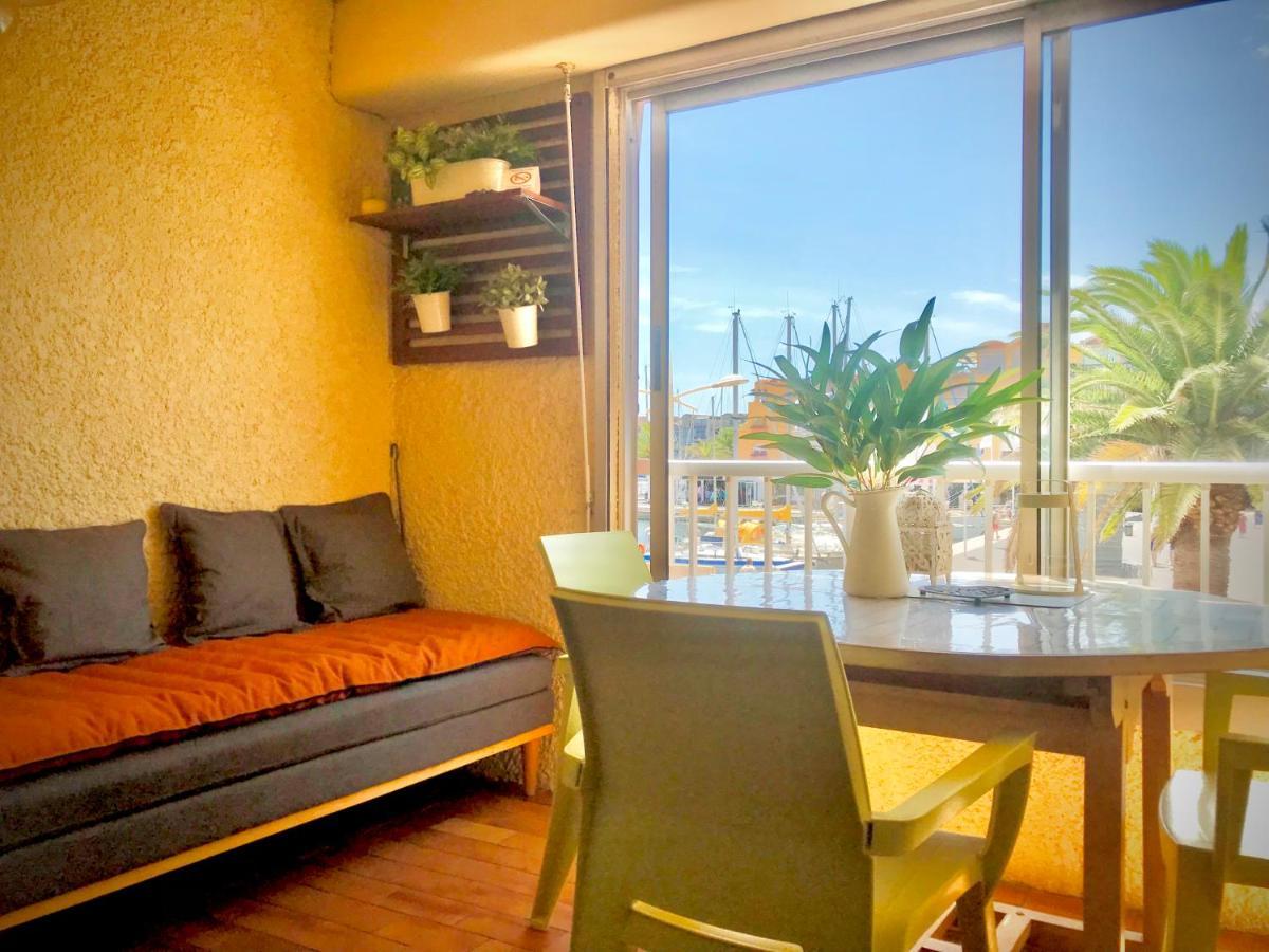 Retromirabeau "Cote Mer" - 29M2 - Lumineux - Terrasse Loggia - Vue Marina - Parking Securise - 2 A 3 Pers - Emplacement Top - Cheques Vacances Connect Gruissan Bagian luar foto