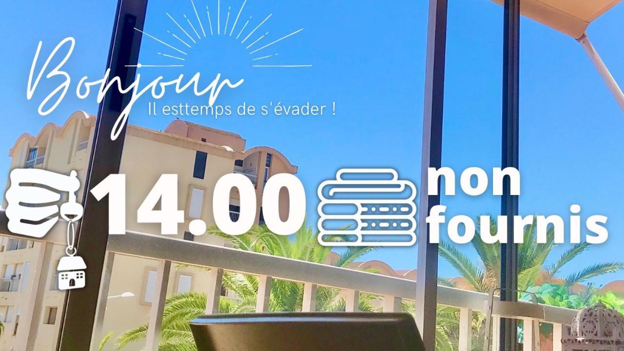 Retromirabeau "Cote Mer" - 29M2 - Lumineux - Terrasse Loggia - Vue Marina - Parking Securise - 2 A 3 Pers - Emplacement Top - Cheques Vacances Connect Gruissan Bagian luar foto